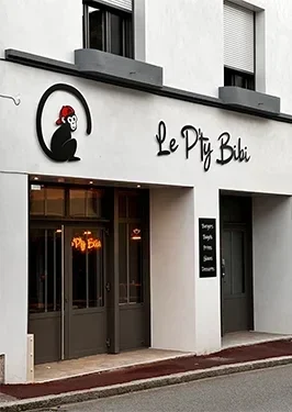 enseigne Le Pty Bibi restaurant Locmine